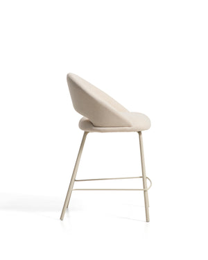 Kave Home Bonali barkruk H65 chenille Beige