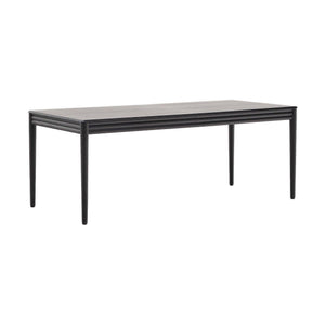 Kave Home Lenon eettafel uitschuifbaar rechthoek 200x90 cm Black