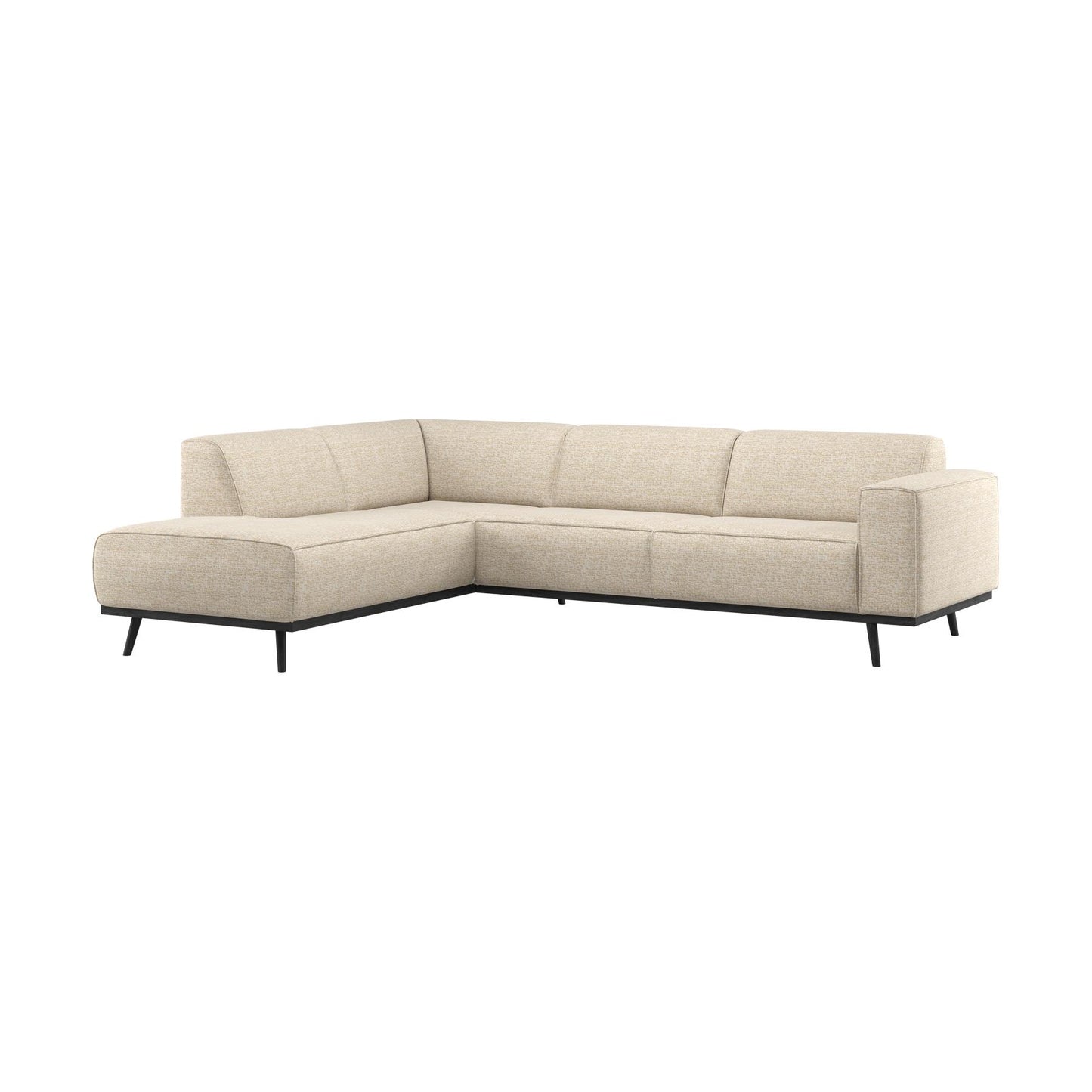 WOOOD Statement hoekbank links Beige Melange
