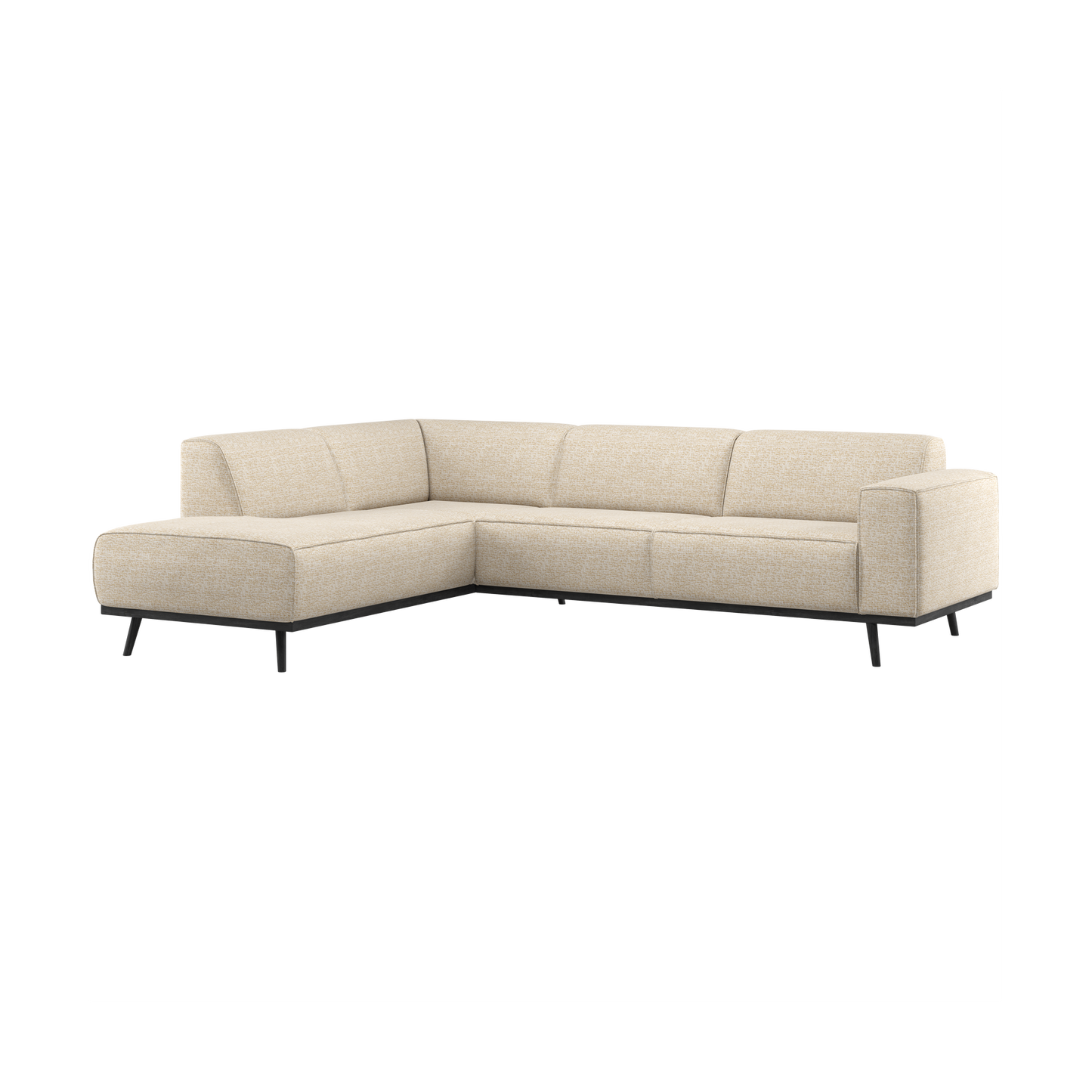 WOOOD Statement hoekbank links Beige Melange