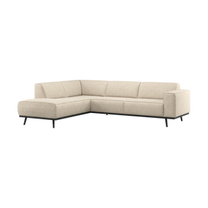 WOOOD Statement hoekbank links Beige Melange