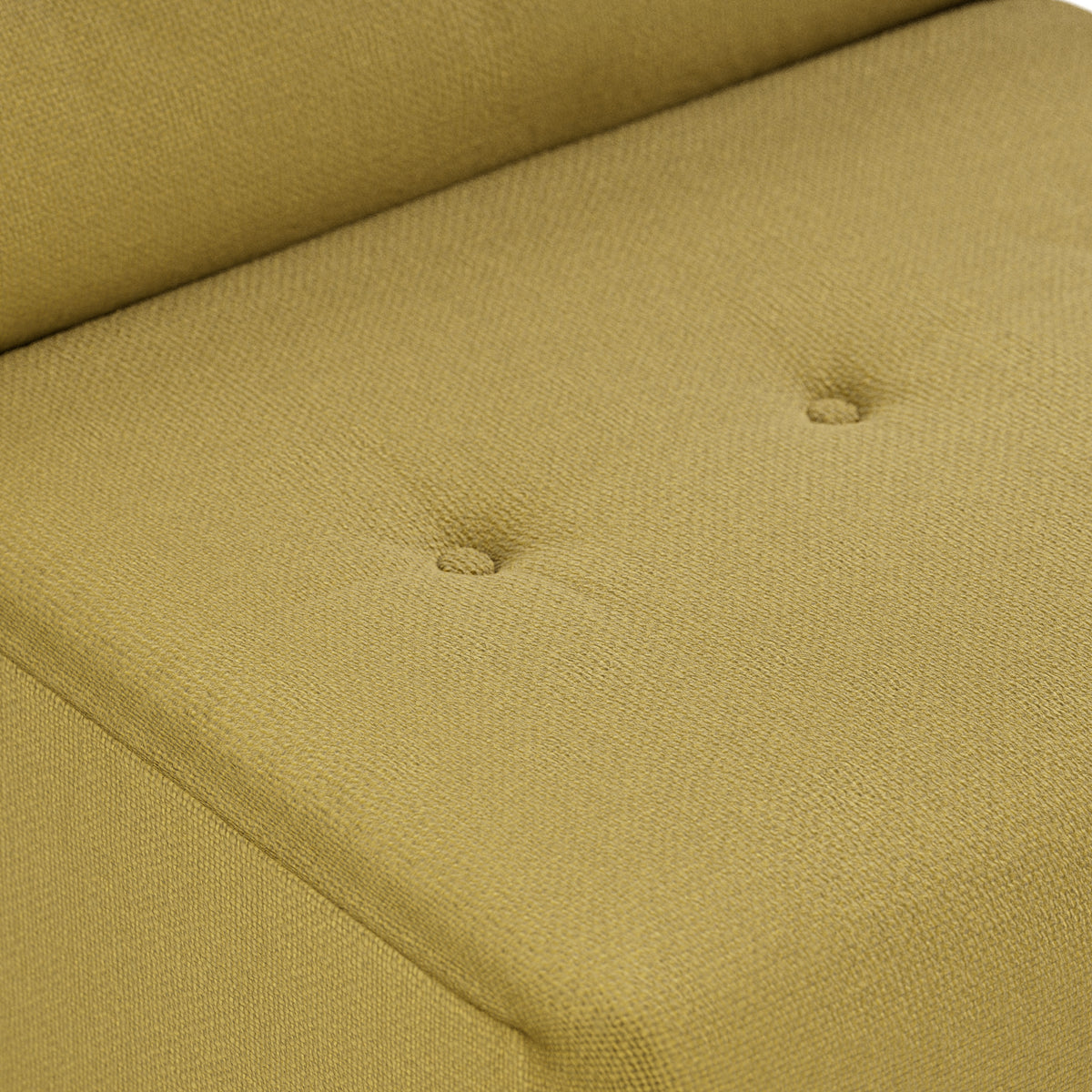 HKliving Vint bank middle Linen Burnt Ochre