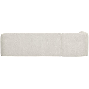 WOOOD Sloping hoekbank links Pearl Melange