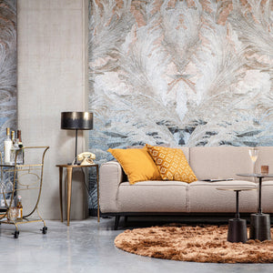 WOOOD Statement 3-zitsbank Bouclé Nougat