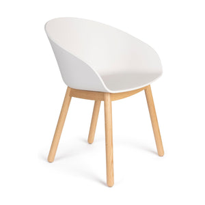 Zuiver Void eetkamerstoel Oak White