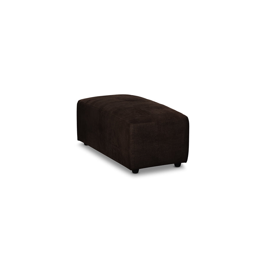 HKliving Jax hocker small Royal Velvet Espresso