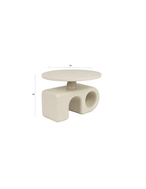 Zuiver Hermit Side Table White