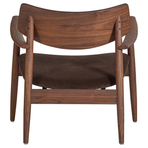 WOOOD Bask fauteuil Walnoot