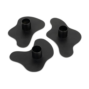 Spinder Design Melt kaarsenstandaardset Zwart