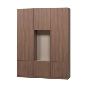 WOOOD Build wandkast 162 cm Bruin