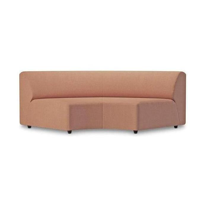 HKliving Jax bank round Linen Dusty Rose