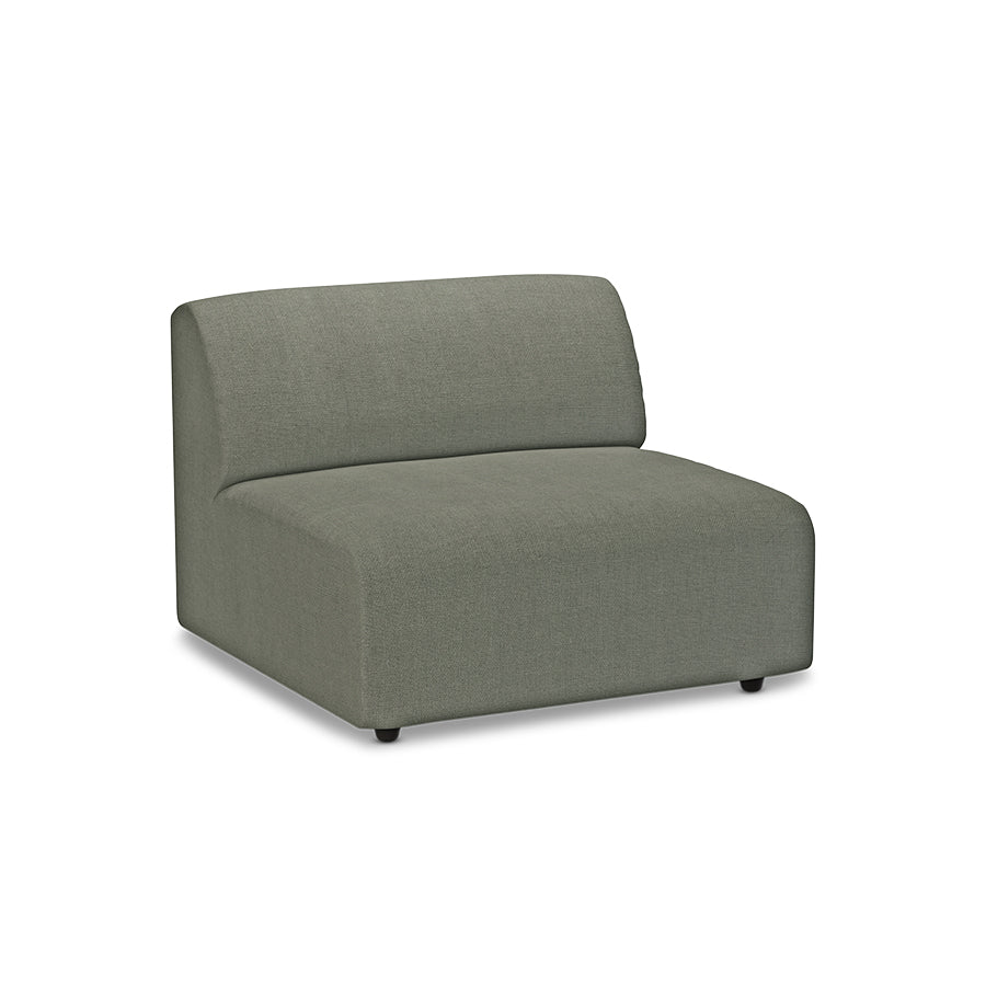 HKliving Jax bank middle Linen Army Green