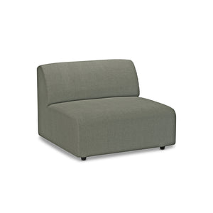 HKliving Jax bank middle Linen Army Green