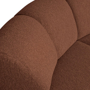 WOOOD Mojo bank hoekelement bouclé Roestbruin Melange