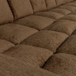 WOOOD Second Date chaise longue bank rechts structure velvet Brass