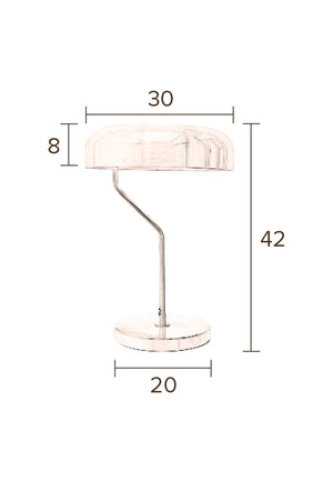 Dutchbone Eclipse bureaulamp Zwart