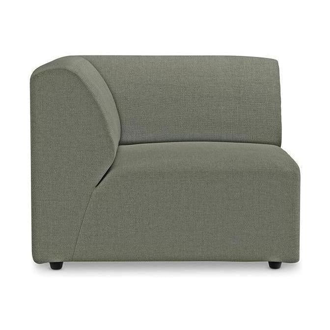 HKliving Jax bank left end Linen Army Green
