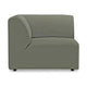 HKliving Jax bank left end Linen Army Green