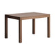 Kave Home Narevi eettafel uitschuifbaar rechthoek 130x80 cm Dark brown