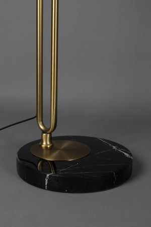 Dutchbone Archie vloerlamp Wit en Goud