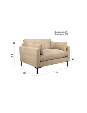 Zuiver Summer fauteuil Zand
