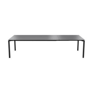 Mobitec Terra T0201 eettafel uitschuifbaar 180(280)x90 cm keramiek Nero poot zwart