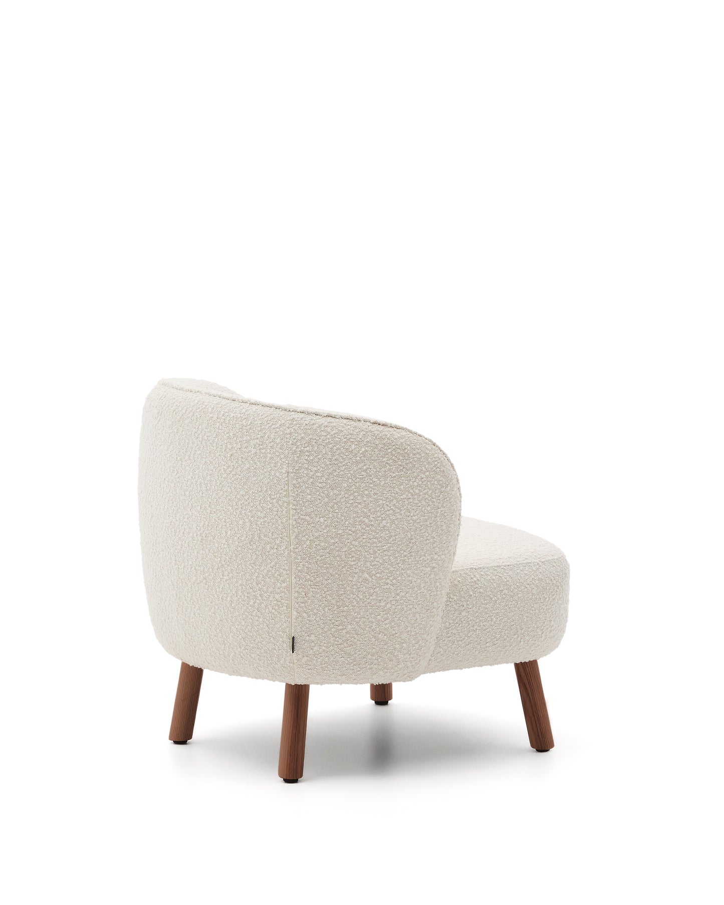 Kave Home Ulit fauteuil White walnoot