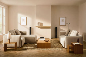 Kave Home Litto bijzettafel 90x45 cm Light brown