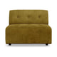 HKliving Vint bank middle Royal Velvet Olive