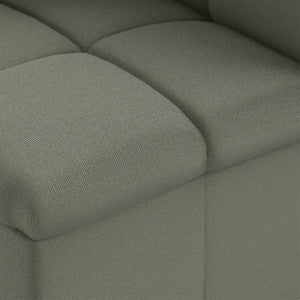 HKliving Wave bank corner Linen Army Green