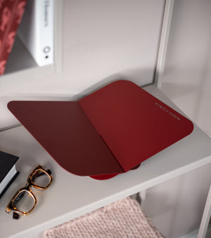 Spinder Design Atalanta boekenstandaard Burgundy