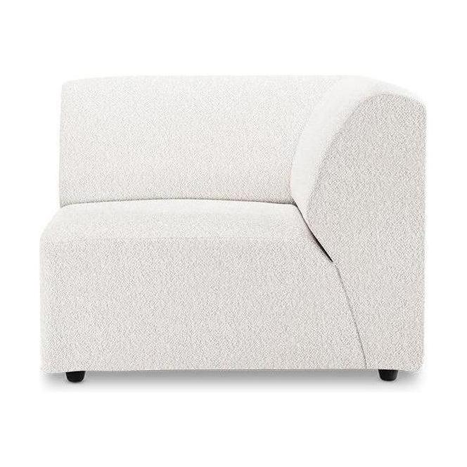 HKliving Jax bank right corner Boucle Cream