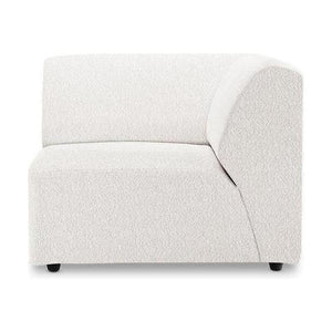 HKliving Jax bank right corner Boucle Cream