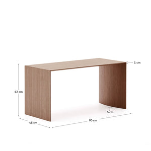 Kave Home Litto bijzettafel 90x45 cm Brown
