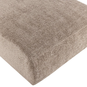 WOOOD Mojo Base chaise longue bank arm rechts wollig Donkerzand