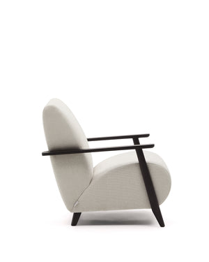 Kave Home Meghan fauteuil Pearl zwart