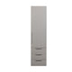 WOOOD Rens 1-deurs legkast Pebble Grey