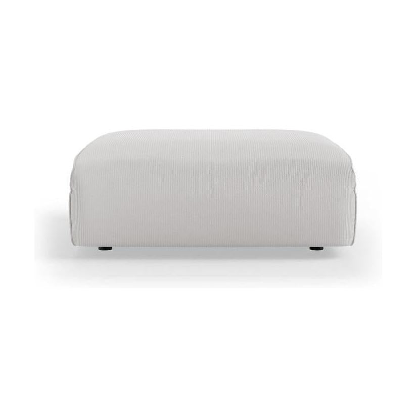 HKliving Flake hocker Corduroy Rib Cream