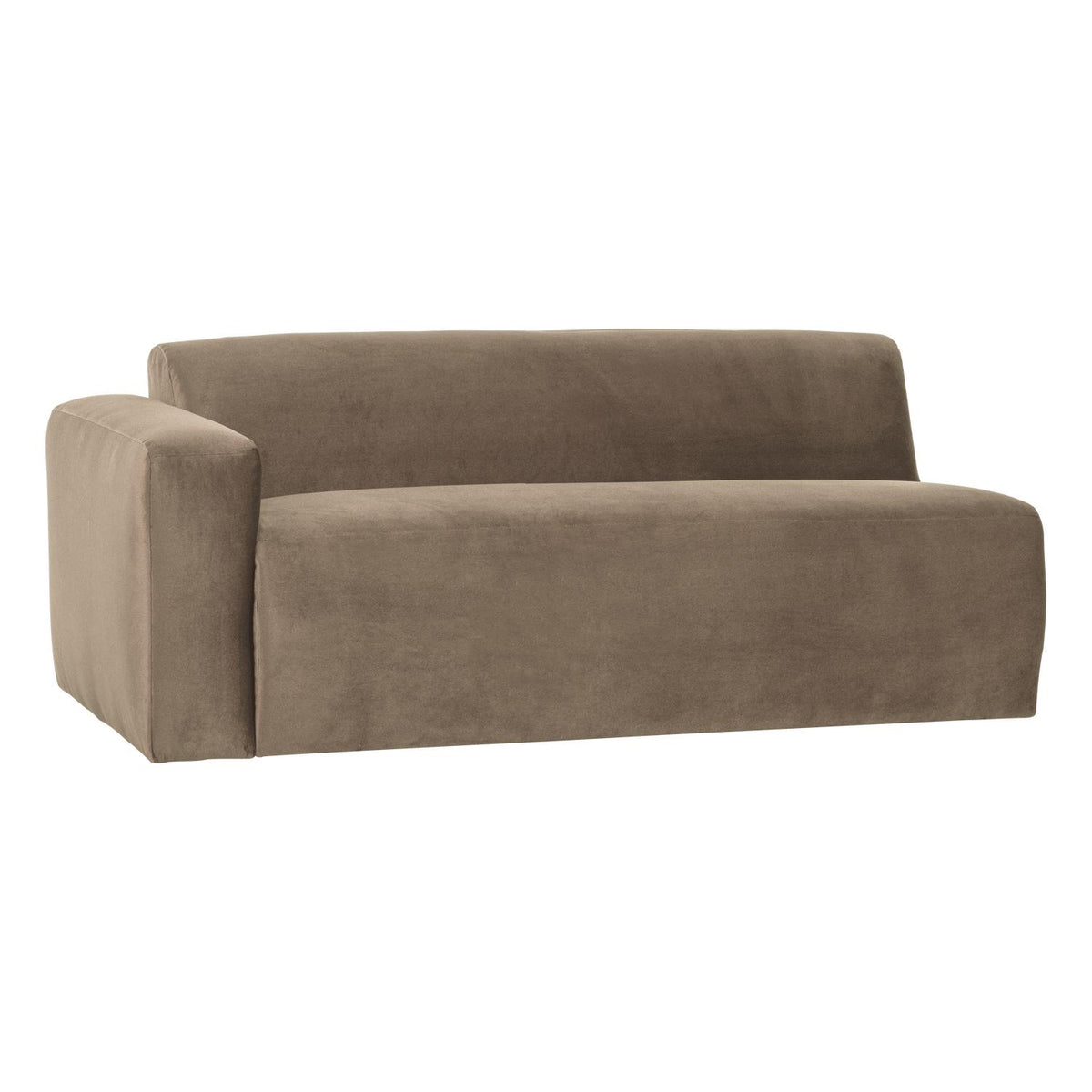 WOOOD Mojo Base 2-zits bank arm links velvet Khaki