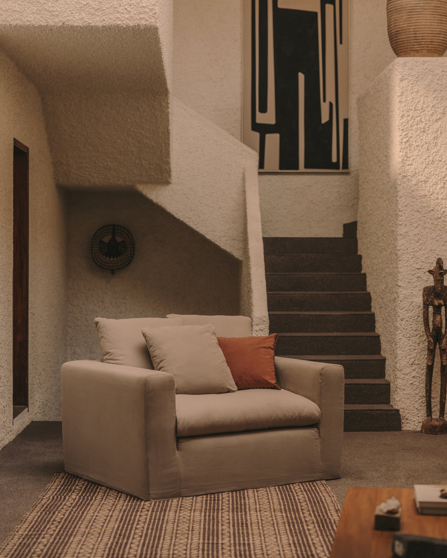 Kave Home Nora fauteuil 140x104 cm Taupe