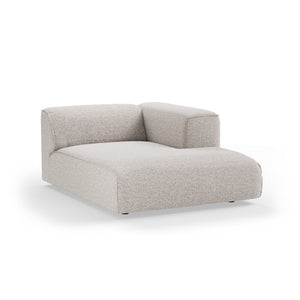 HKliving Flake bank right divan Sneak Light Grey
