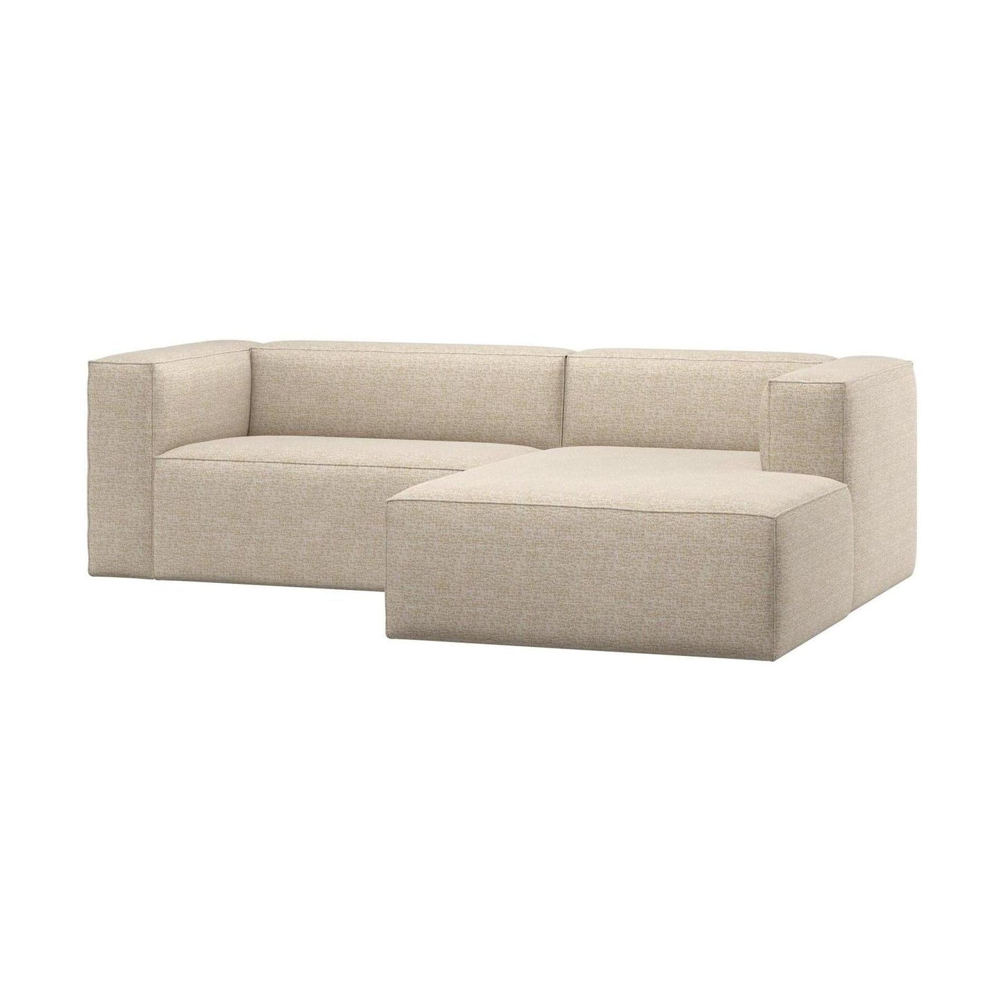 WOOOD Bean chaise longue bank rechts Beige Melange