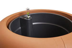 Elho Amber Roll Low bloempot Ø43 cm Karamel