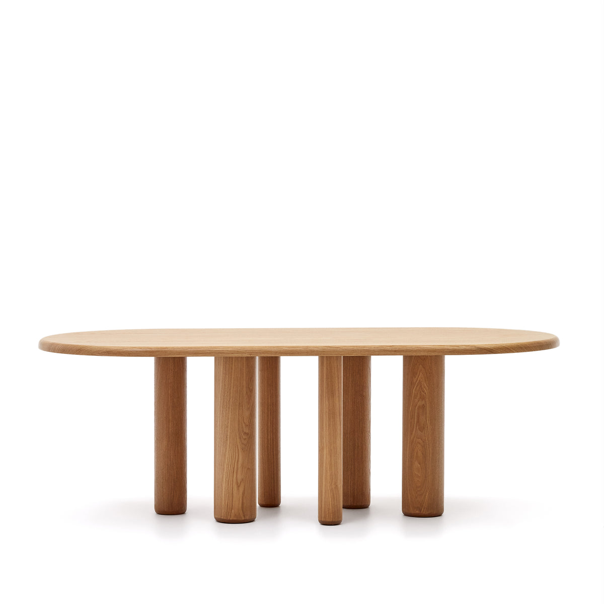 Kave Home Mailen eettafel ovaal 220x105 cm Naturel