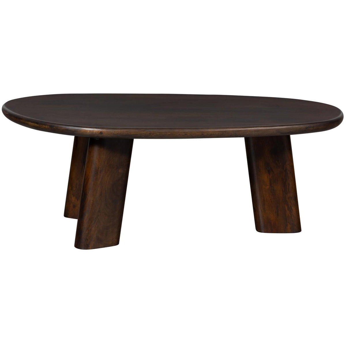 WOOOD Roundly salontafel Donkerbruin