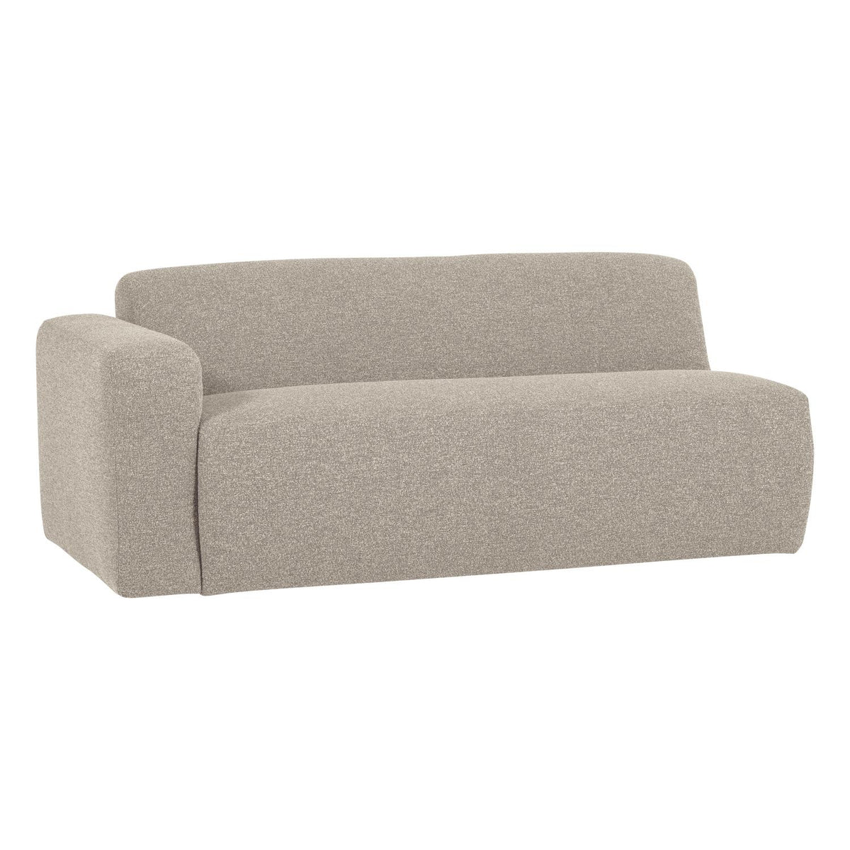 WOOOD Mojo Base 2-zits bank arm links bouclé Beige