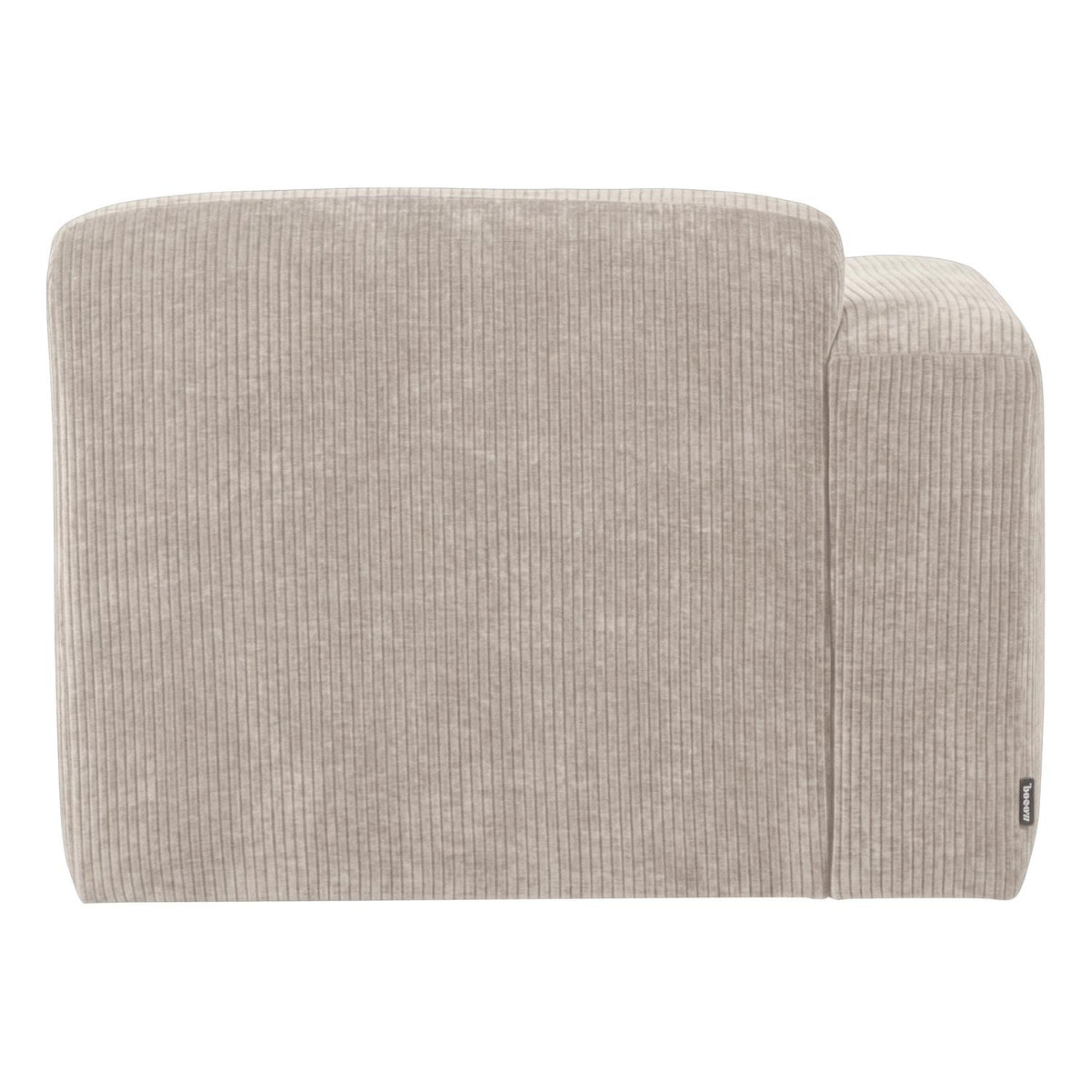 WOOOD Mojo Base 1-zits bank arm links rib Ecru