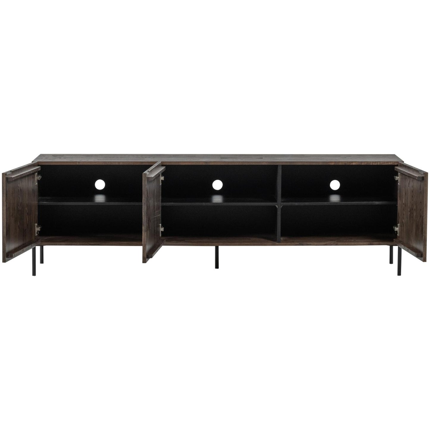 WOOOD Bono Gravure tv-meubel Bruin
