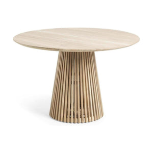 Kave Home Jeanette eettafel Ø120 cm Naturel