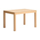 Kave Home Narevi eettafel uitschuifbaar rechthoek 130x80 cm Natural